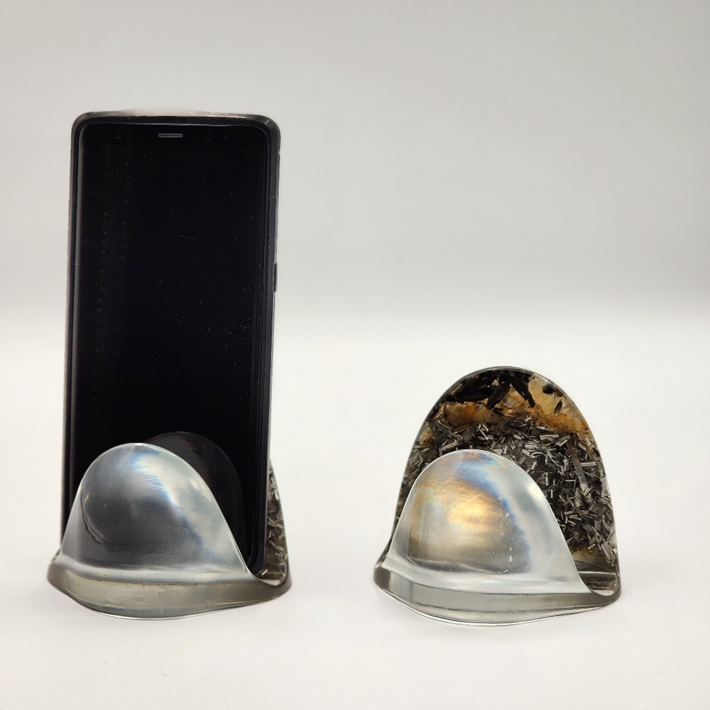 Shield Orgonite Phone Stand, EMF and 5g protection, with healing properties. (1 - Picture 2 of 9